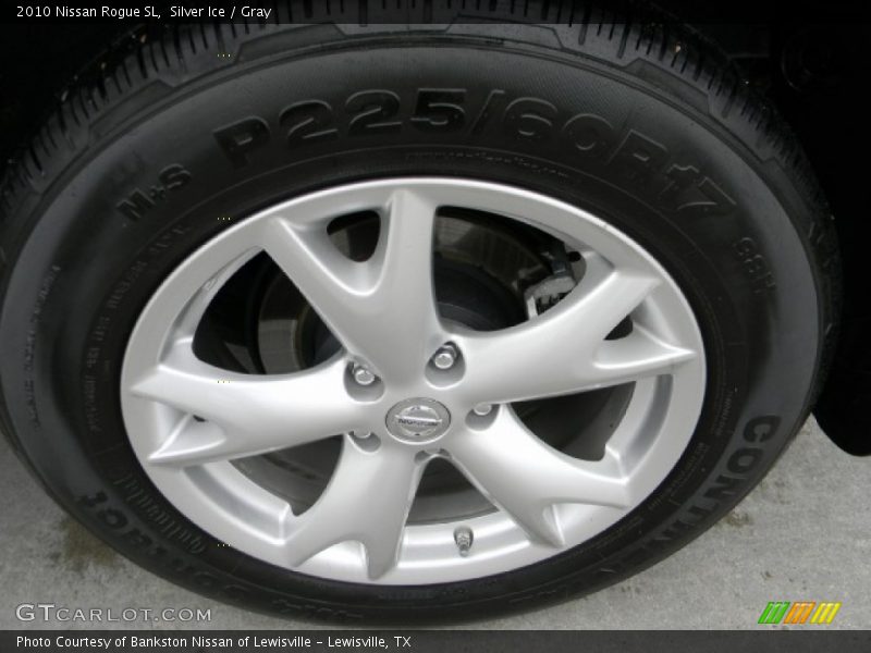 Silver Ice / Gray 2010 Nissan Rogue SL