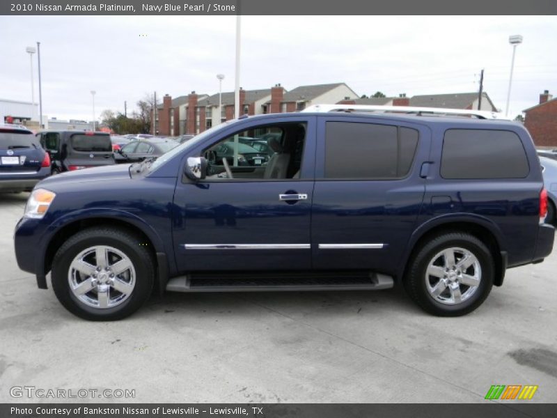 Navy Blue Pearl / Stone 2010 Nissan Armada Platinum