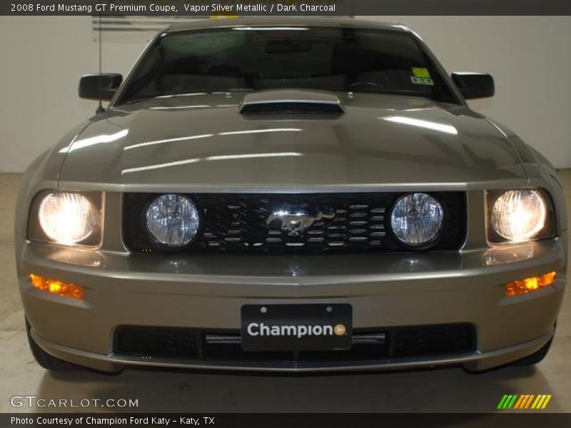 Vapor Silver Metallic / Dark Charcoal 2008 Ford Mustang GT Premium Coupe