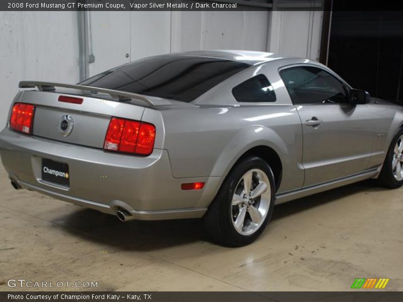 Vapor Silver Metallic / Dark Charcoal 2008 Ford Mustang GT Premium Coupe