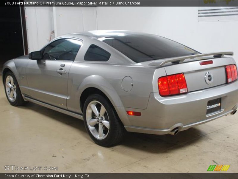 Vapor Silver Metallic / Dark Charcoal 2008 Ford Mustang GT Premium Coupe