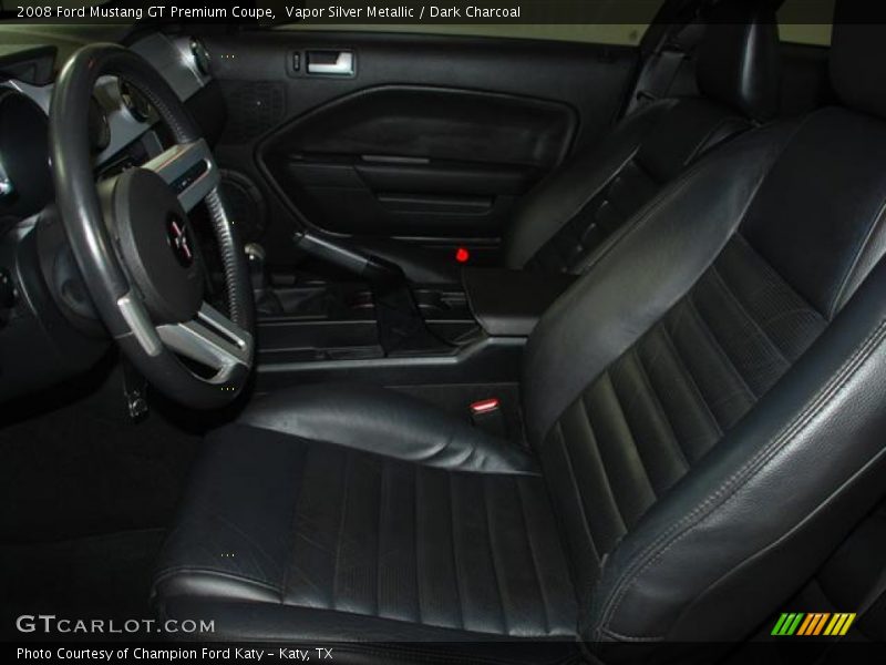 Vapor Silver Metallic / Dark Charcoal 2008 Ford Mustang GT Premium Coupe