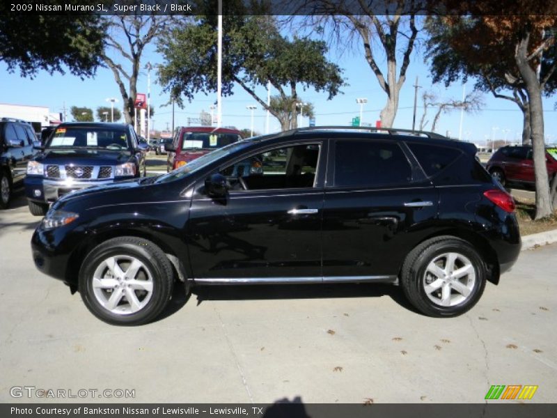 Super Black / Black 2009 Nissan Murano SL