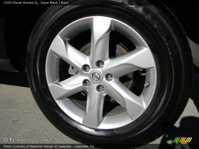 Super Black / Black 2009 Nissan Murano SL