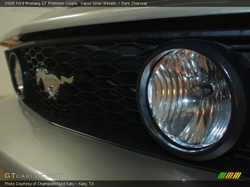 Vapor Silver Metallic / Dark Charcoal 2008 Ford Mustang GT Premium Coupe