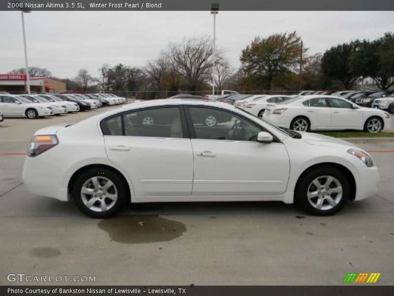 Winter Frost Pearl / Blond 2008 Nissan Altima 3.5 SL