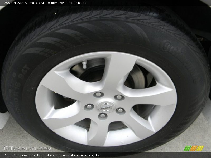 Winter Frost Pearl / Blond 2008 Nissan Altima 3.5 SL