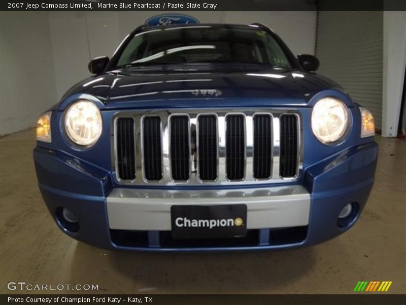 Marine Blue Pearlcoat / Pastel Slate Gray 2007 Jeep Compass Limited