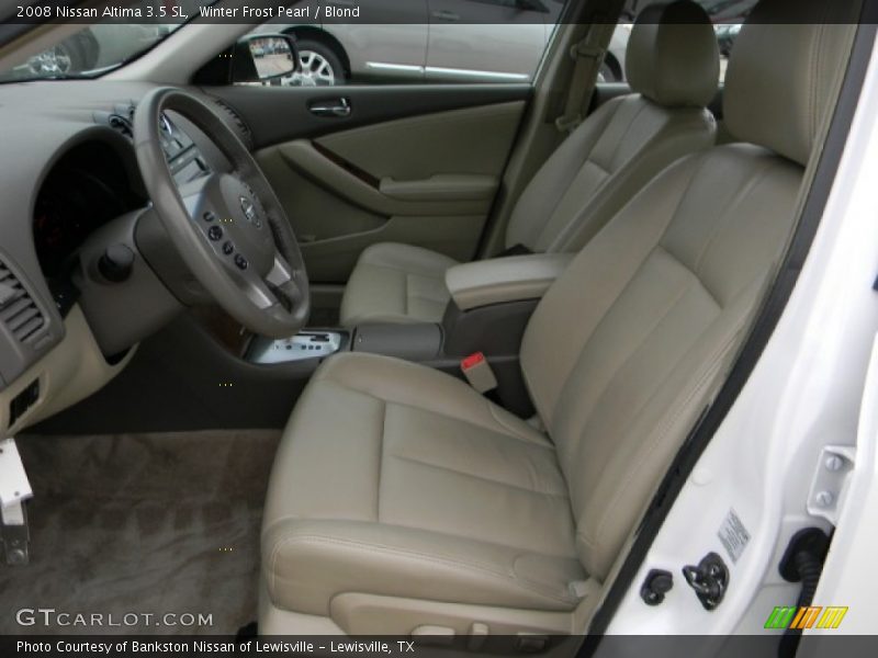 Winter Frost Pearl / Blond 2008 Nissan Altima 3.5 SL