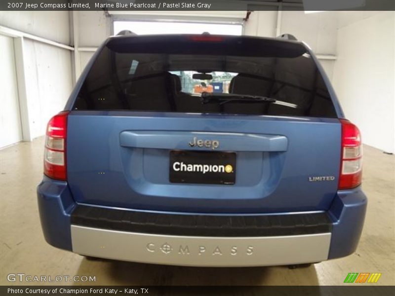 Marine Blue Pearlcoat / Pastel Slate Gray 2007 Jeep Compass Limited
