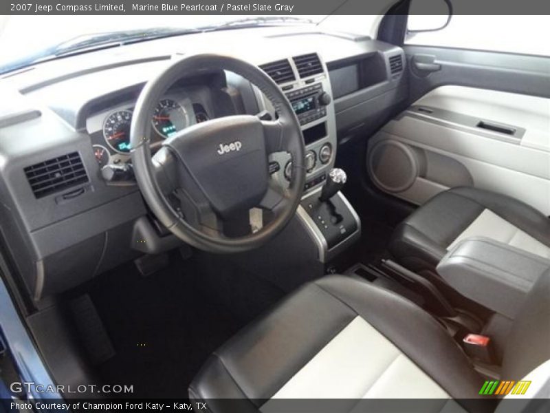 Marine Blue Pearlcoat / Pastel Slate Gray 2007 Jeep Compass Limited
