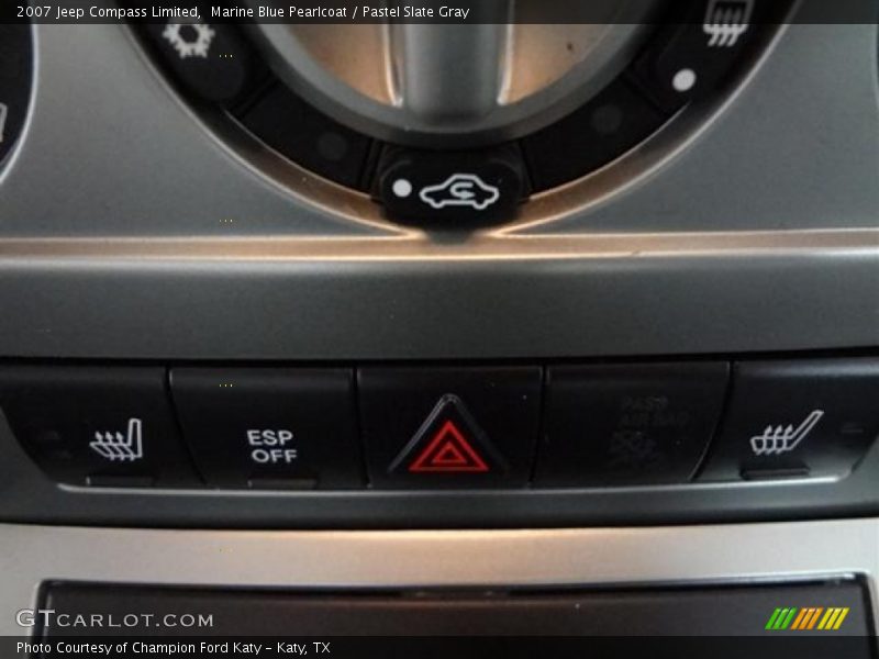 Marine Blue Pearlcoat / Pastel Slate Gray 2007 Jeep Compass Limited