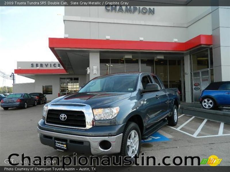 Slate Gray Metallic / Graphite Gray 2009 Toyota Tundra SR5 Double Cab