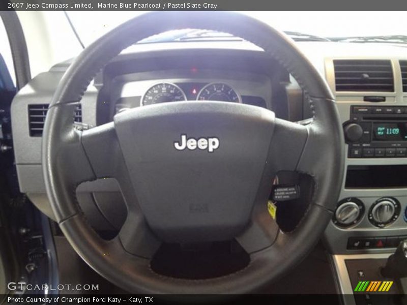 Marine Blue Pearlcoat / Pastel Slate Gray 2007 Jeep Compass Limited