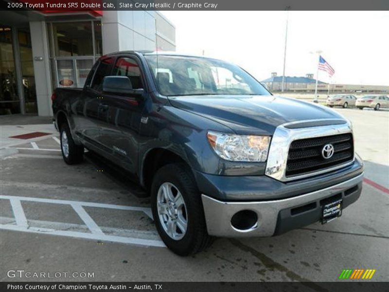 Slate Gray Metallic / Graphite Gray 2009 Toyota Tundra SR5 Double Cab