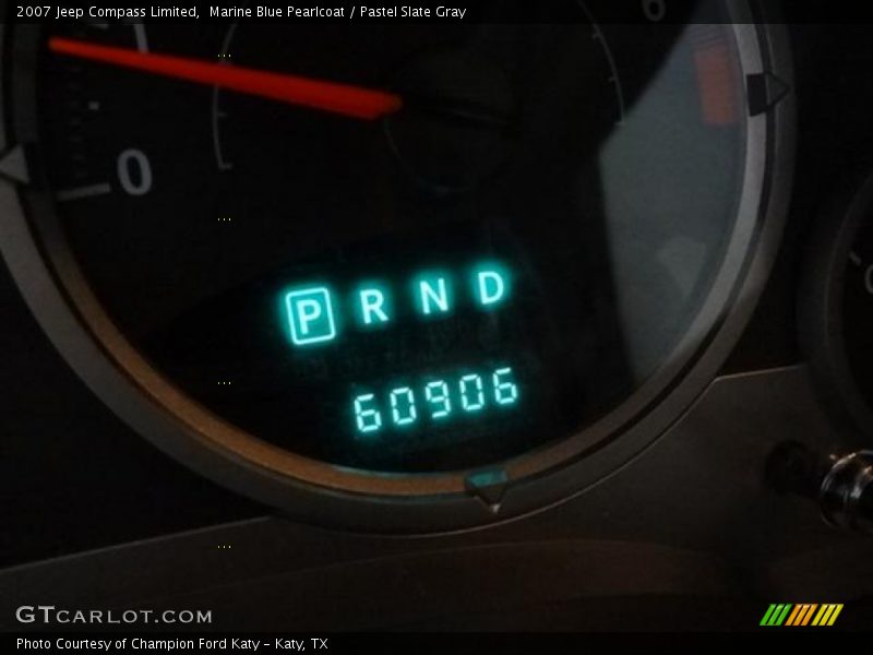 Marine Blue Pearlcoat / Pastel Slate Gray 2007 Jeep Compass Limited