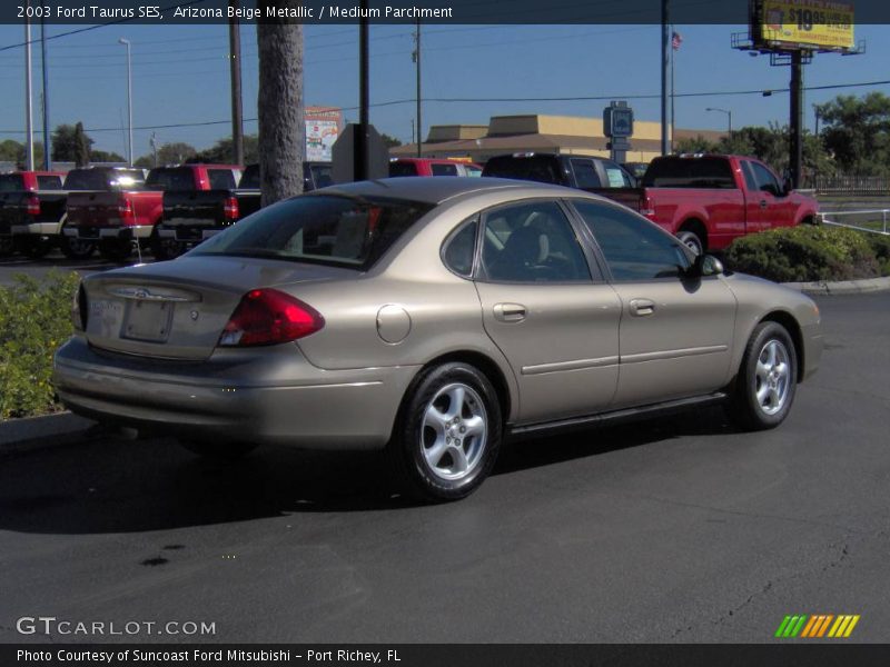 Arizona Beige Metallic / Medium Parchment 2003 Ford Taurus SES
