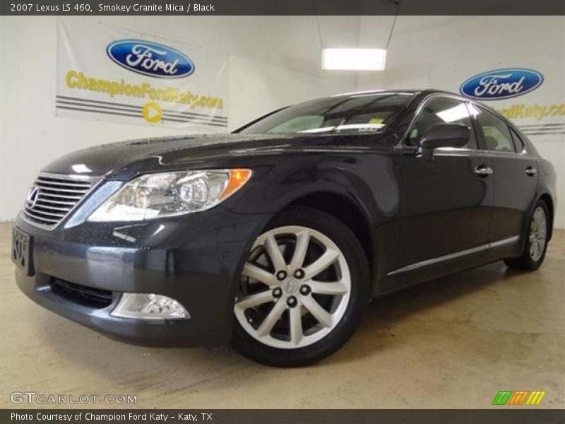 Smokey Granite Mica / Black 2007 Lexus LS 460