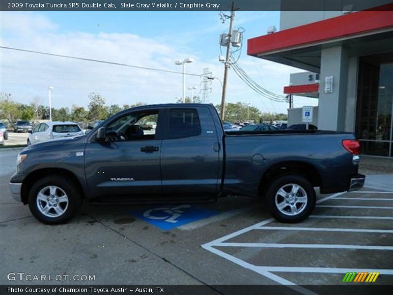 Slate Gray Metallic / Graphite Gray 2009 Toyota Tundra SR5 Double Cab