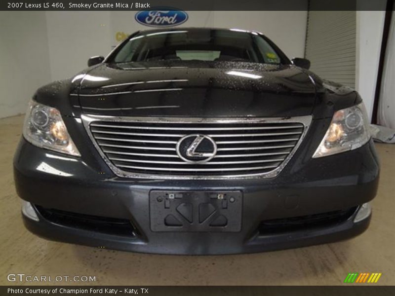 Smokey Granite Mica / Black 2007 Lexus LS 460
