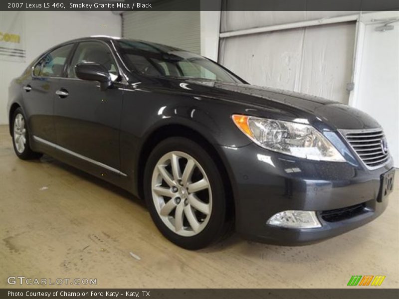 Smokey Granite Mica / Black 2007 Lexus LS 460
