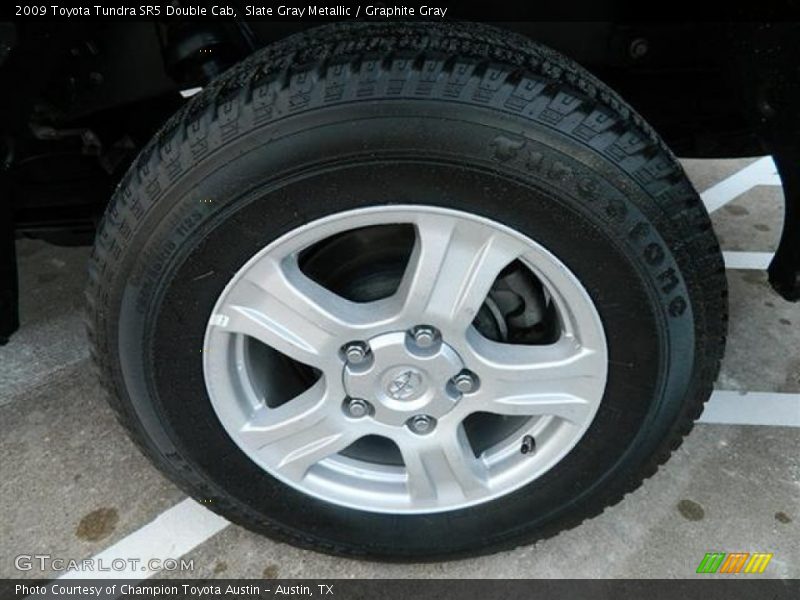 Slate Gray Metallic / Graphite Gray 2009 Toyota Tundra SR5 Double Cab