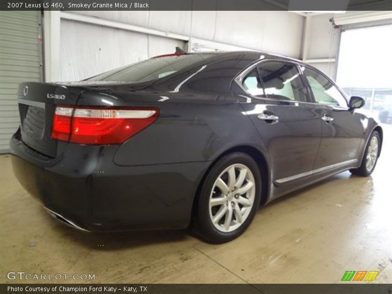 Smokey Granite Mica / Black 2007 Lexus LS 460