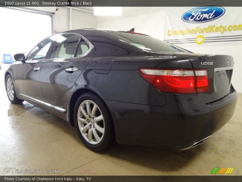 Smokey Granite Mica / Black 2007 Lexus LS 460