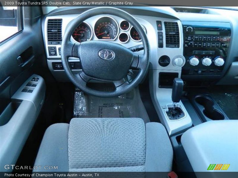Slate Gray Metallic / Graphite Gray 2009 Toyota Tundra SR5 Double Cab