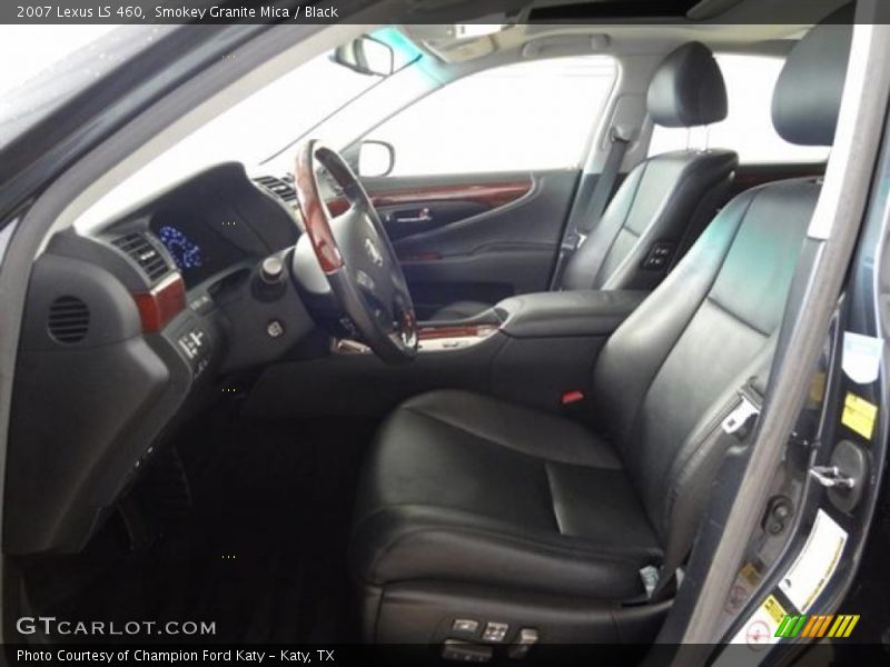Smokey Granite Mica / Black 2007 Lexus LS 460
