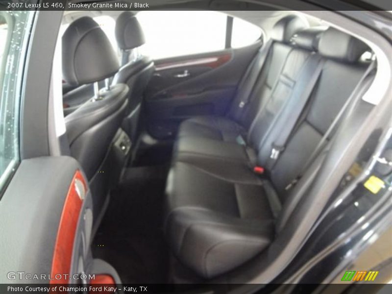 Smokey Granite Mica / Black 2007 Lexus LS 460