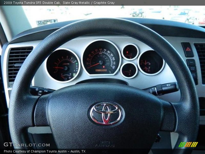 Slate Gray Metallic / Graphite Gray 2009 Toyota Tundra SR5 Double Cab