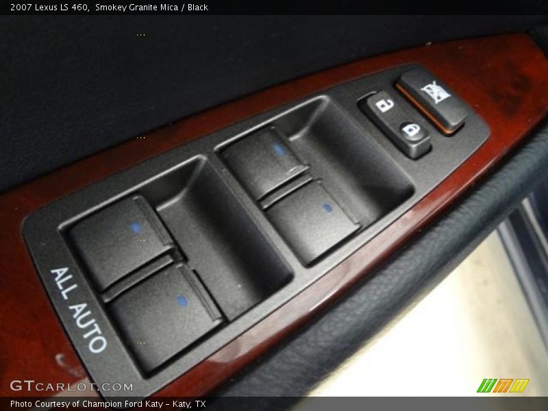 Smokey Granite Mica / Black 2007 Lexus LS 460
