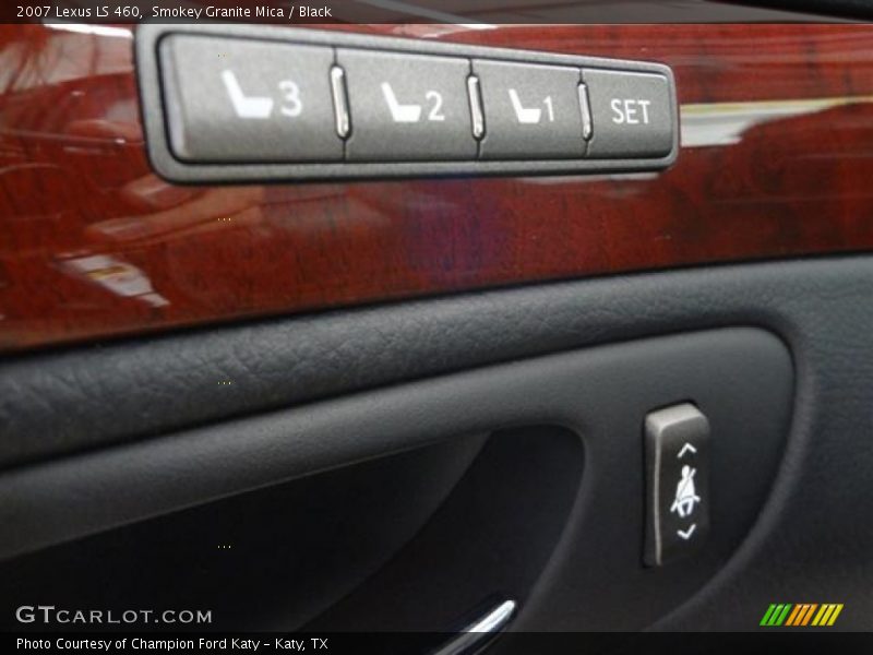 Smokey Granite Mica / Black 2007 Lexus LS 460