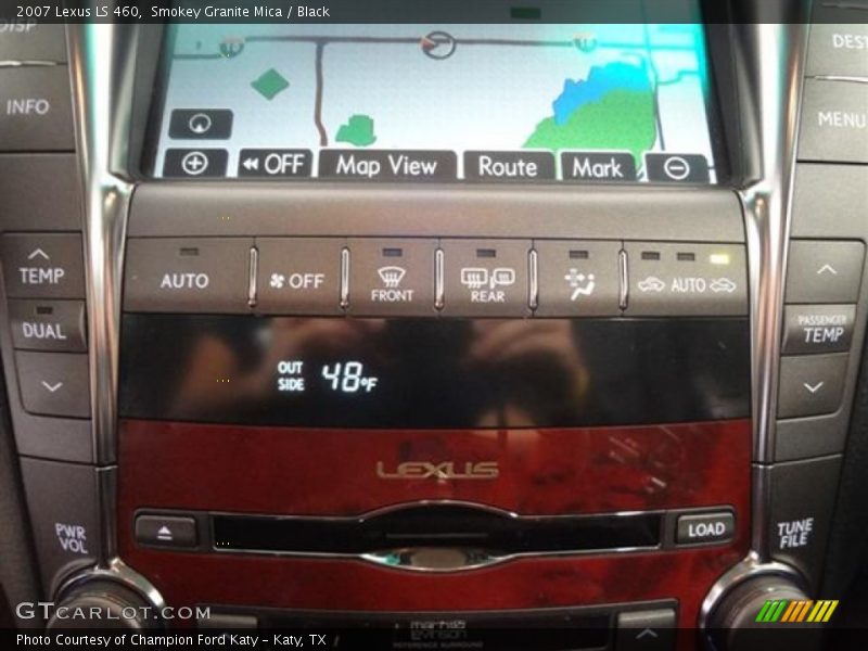 Smokey Granite Mica / Black 2007 Lexus LS 460