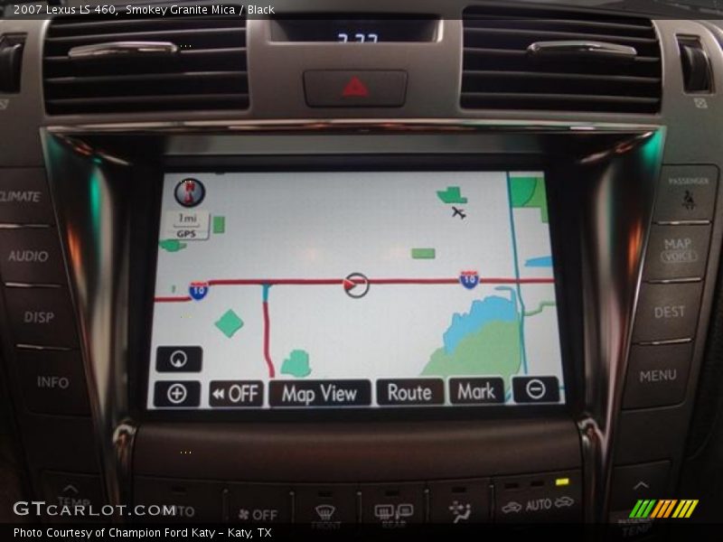 Smokey Granite Mica / Black 2007 Lexus LS 460