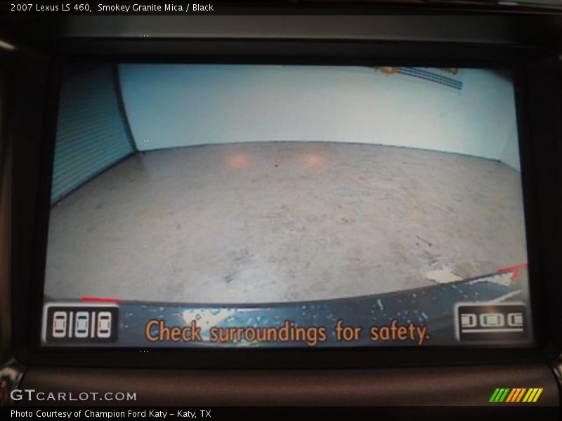 Smokey Granite Mica / Black 2007 Lexus LS 460