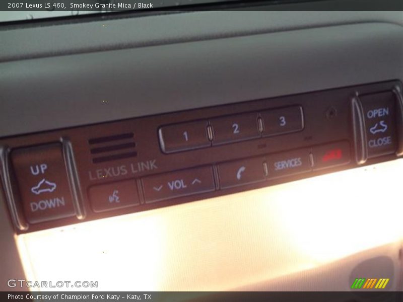 Smokey Granite Mica / Black 2007 Lexus LS 460