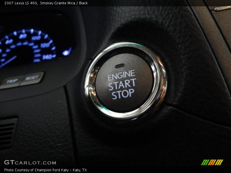 Smokey Granite Mica / Black 2007 Lexus LS 460