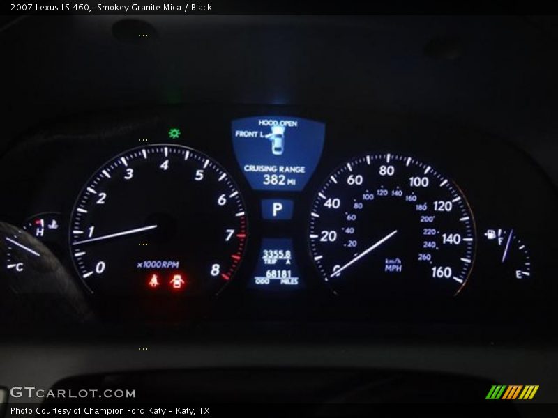 Smokey Granite Mica / Black 2007 Lexus LS 460