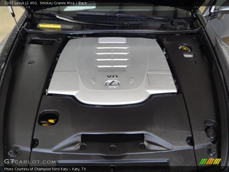 Smokey Granite Mica / Black 2007 Lexus LS 460