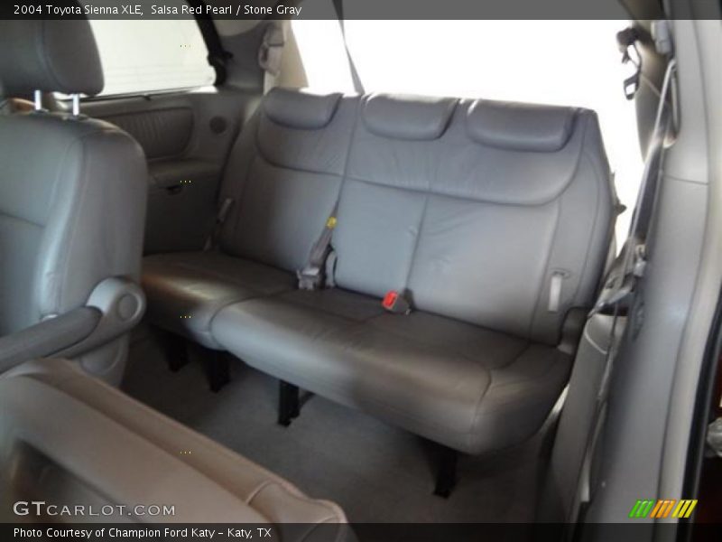 Salsa Red Pearl / Stone Gray 2004 Toyota Sienna XLE