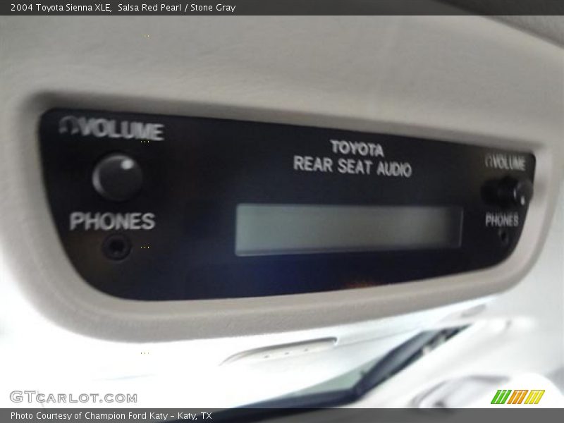 Salsa Red Pearl / Stone Gray 2004 Toyota Sienna XLE