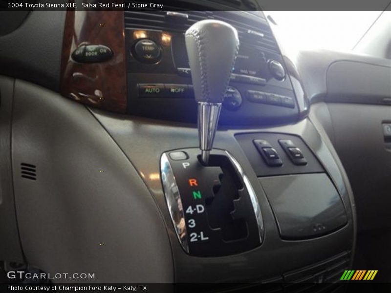 Salsa Red Pearl / Stone Gray 2004 Toyota Sienna XLE