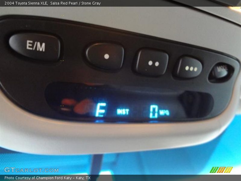 Salsa Red Pearl / Stone Gray 2004 Toyota Sienna XLE