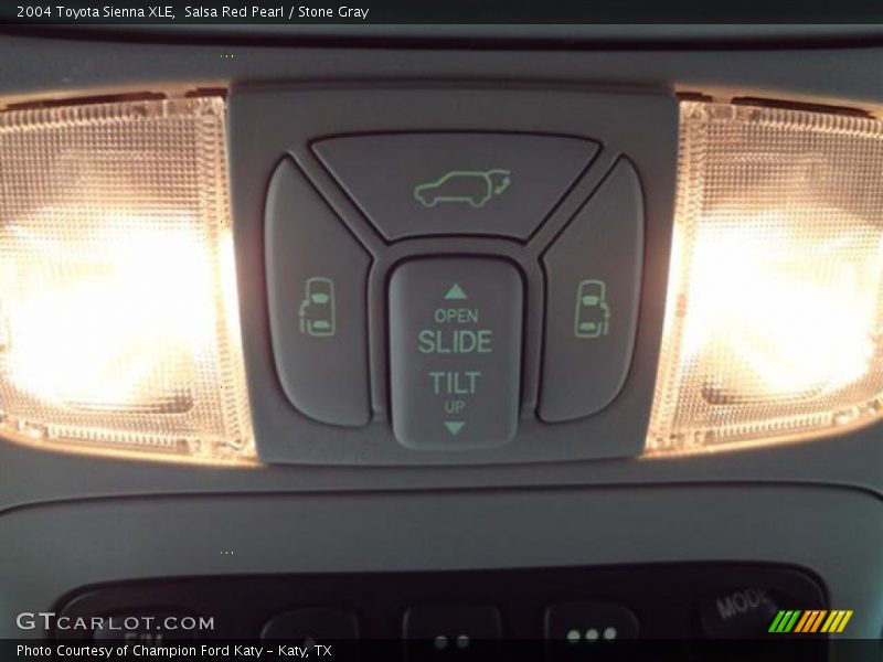 Salsa Red Pearl / Stone Gray 2004 Toyota Sienna XLE
