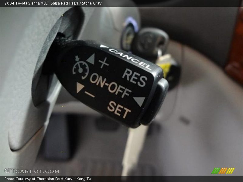 Salsa Red Pearl / Stone Gray 2004 Toyota Sienna XLE