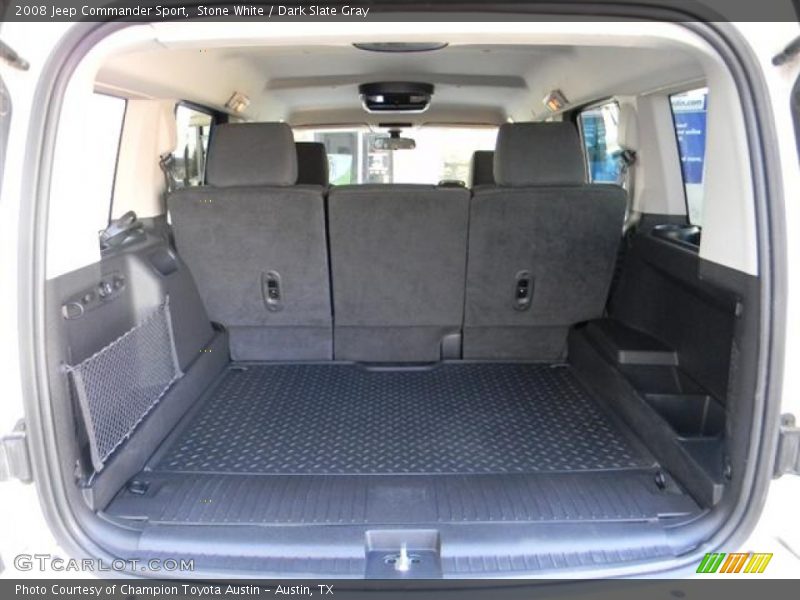 Stone White / Dark Slate Gray 2008 Jeep Commander Sport