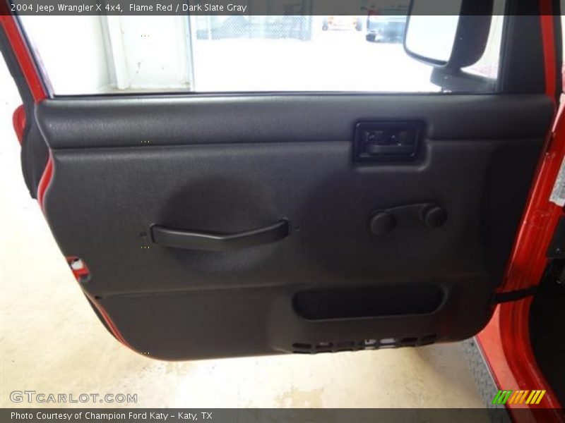 Flame Red / Dark Slate Gray 2004 Jeep Wrangler X 4x4