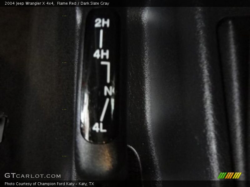 Flame Red / Dark Slate Gray 2004 Jeep Wrangler X 4x4
